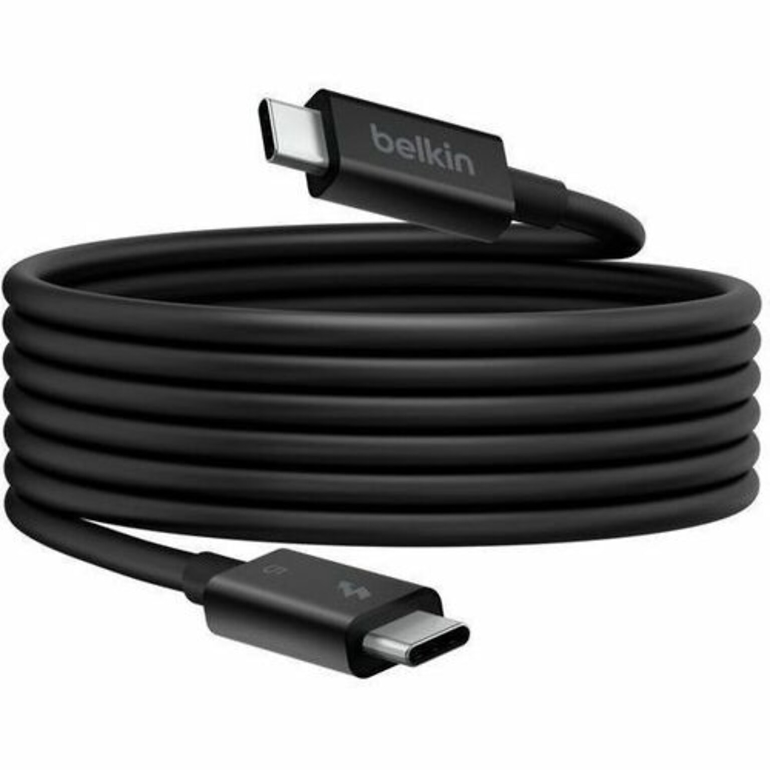 Belkin Connect Thunderbolt 5 3.28 ft. USB-C to USB-C Cable, Male, Black (INZ005fq1MBK)