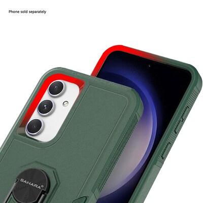 SaharaCase Raider Phone Case for Galaxy S24 FE, Shock Absorbing, Cactus Green (CP00716)