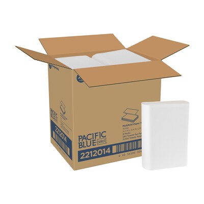 Georgia-Pacific Professional Series Multifold Paper Towels, 1-ply, 250 Sheets/Pack, 8 Packs/Carton (2212014)