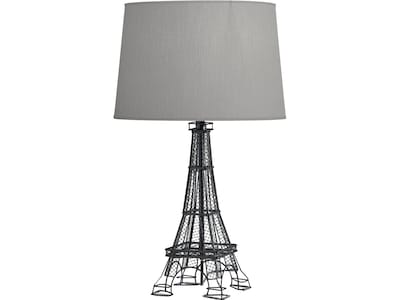 Simplee Adesso Eiffel Tower Incandescent Table Lamp, Black/Gray (SL5001-03)