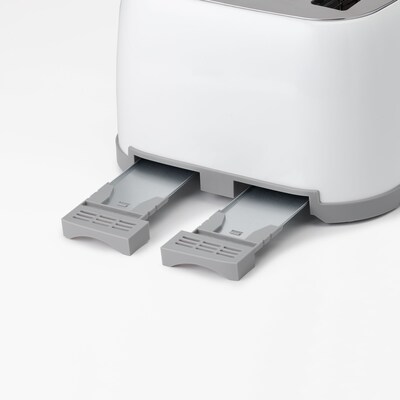 Betty Crocker 4-Slice Pop-Up Toaster, White (BC-4624W)