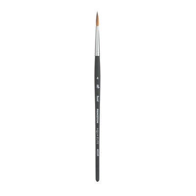 Princeton Aqua Elite Short Handle Watercolor Synthetic Round Brush, 2/Pack (PBXP4850R4-2)