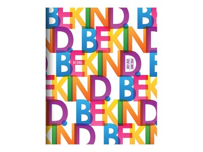 2023-2024 TF Publishing Be Kind 6.5 x 8 Academic Monthly Planner, Paperboard Cover, Multicolor (AY24-4200)