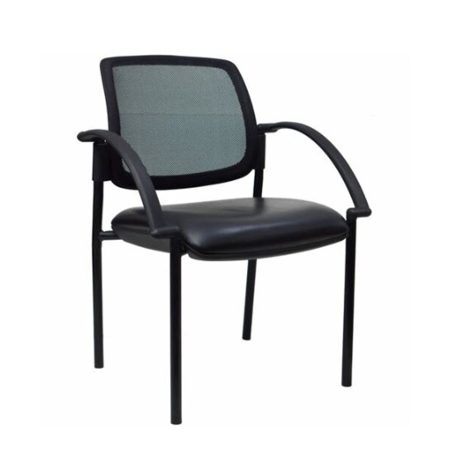 Lorell Mesh Back Guest Chair, 24W x 23.5D x 32.8H, Black (LLR60462)