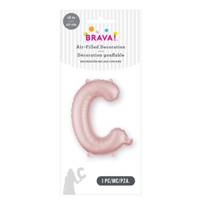 Party City (Air-Filled) 16 C Foil Balloon, Dusty Rose (AM 1 100070-92)