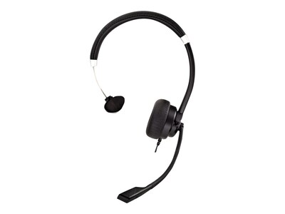 V7 Mono Headset, Over-the-Head, Black  (HU411)