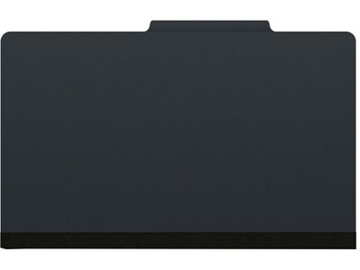 Medical Arts Press Pressboard Classification Folder, 2 Dividers, 2 Expansion, Legal Size, Black, 10/Box (DV-T52-26-3BLK)
