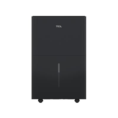 TCL 50-Pint Portable Dehumidifier, WiFi Enabled, 3-Speed, Covers up to 4500 sq. ft., Black (T50DC9SPB)