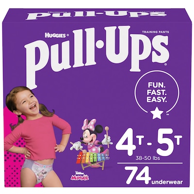 Pull-Ups Girls Learning Designs Training Pants 4T-5T, 74 Per CT