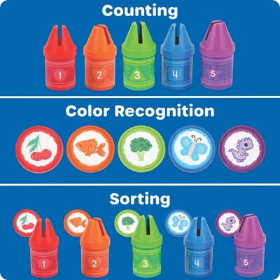 Learning Resources Counting Crayons, Assorted Colors (LER9812)