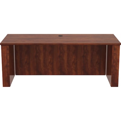 Lorell Essentials Series 72W Electric Adjustable Standing Desk, Cherry (LLR69573)