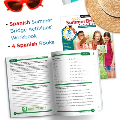 Summer Bridge Activities Summer Bridge Spanish Backpack, Grade 7-8 Workbook, 6/Set (CD-145443)