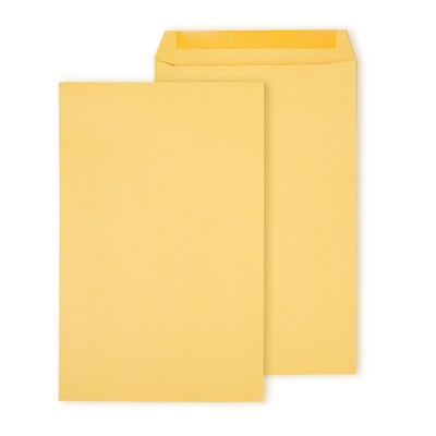 Staples Gummed Kraft Catalog Envelopes, 10L x 15H, Brown, 100/Box (SPL534768)