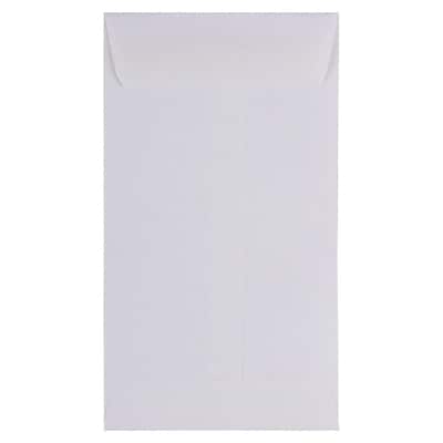 JAM PAPER #6 Coin Envelopes, 3 3/8 x 6, White, 100/Pack (1623184D)