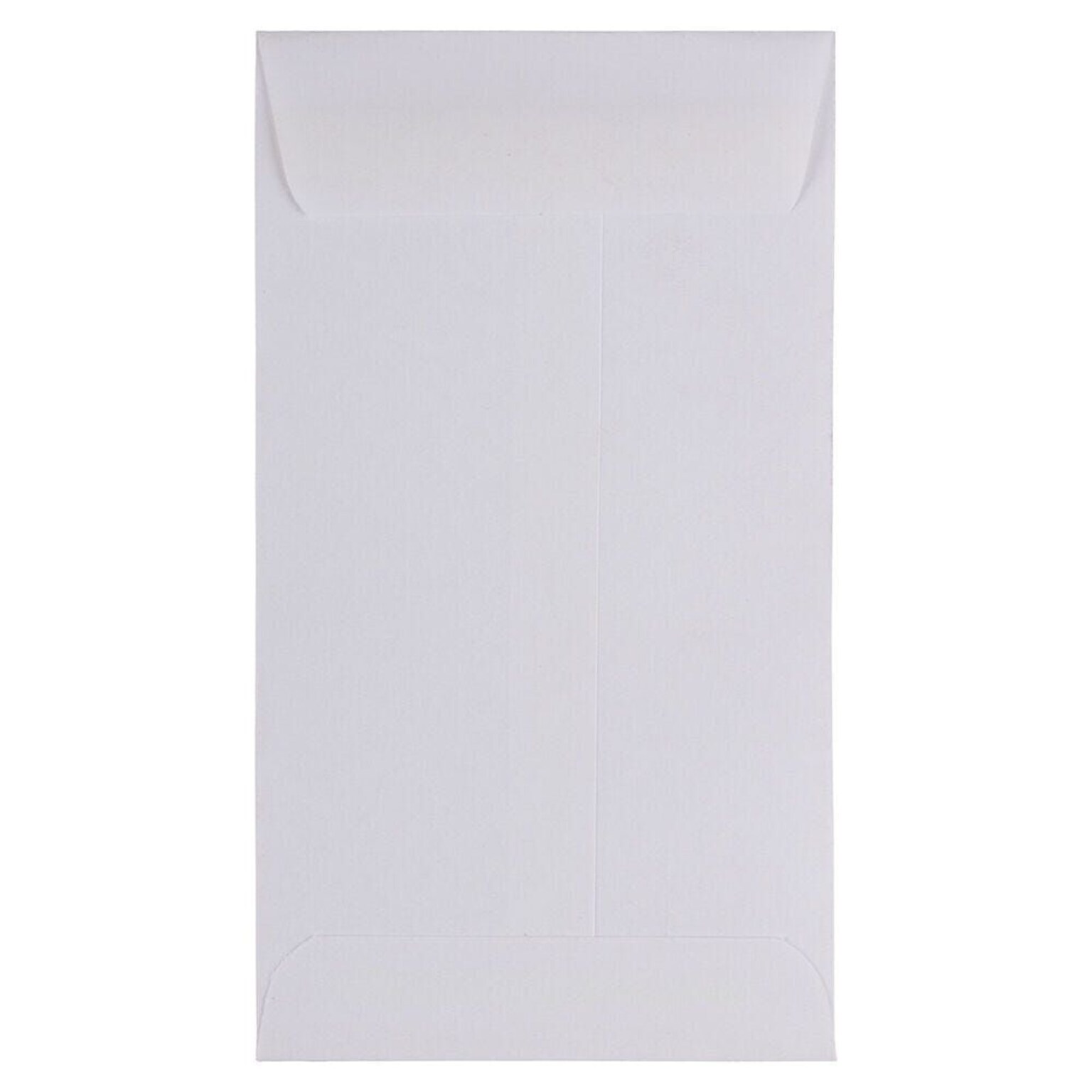 JAM PAPER #6 Coin Envelopes, 3 3/8 x 6, White, 100/Pack (1623184D)