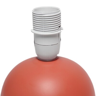 Simple Designs 8.66" LED Table Lamp, Orange (LT2008-ORG-LB)