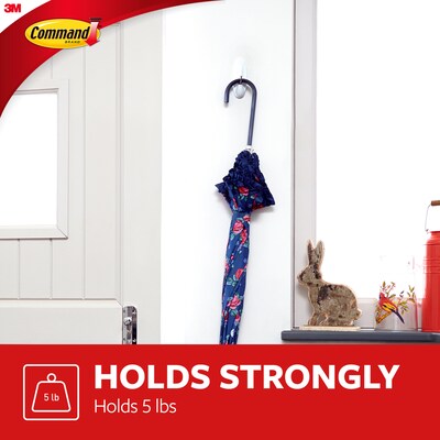 Command Large Wire Hook, 5 lb., White (17069-ES)