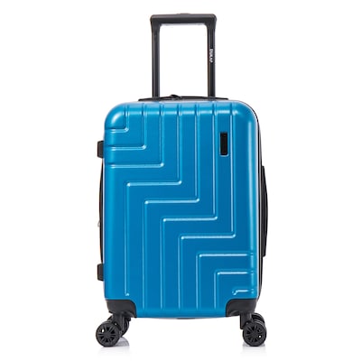 DUKAP Zahav 21.04" Hardside Carry-On Suitcase, 4-Wheeled Spinner, TSA Checkpoint Friendly, Teal (DKZAH00S-TEA)