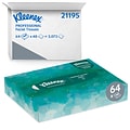 Kleenex Junior Facial Tissue, 2-ply, 48 Tissues/Box, 64 Boxes/Pack (21195)