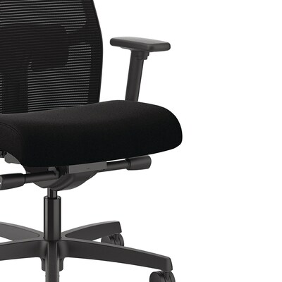 HON Ignition 2.0 Mesh/Fabric Computer and Desk Chair, Black (HONI2M2AMLC10TK)