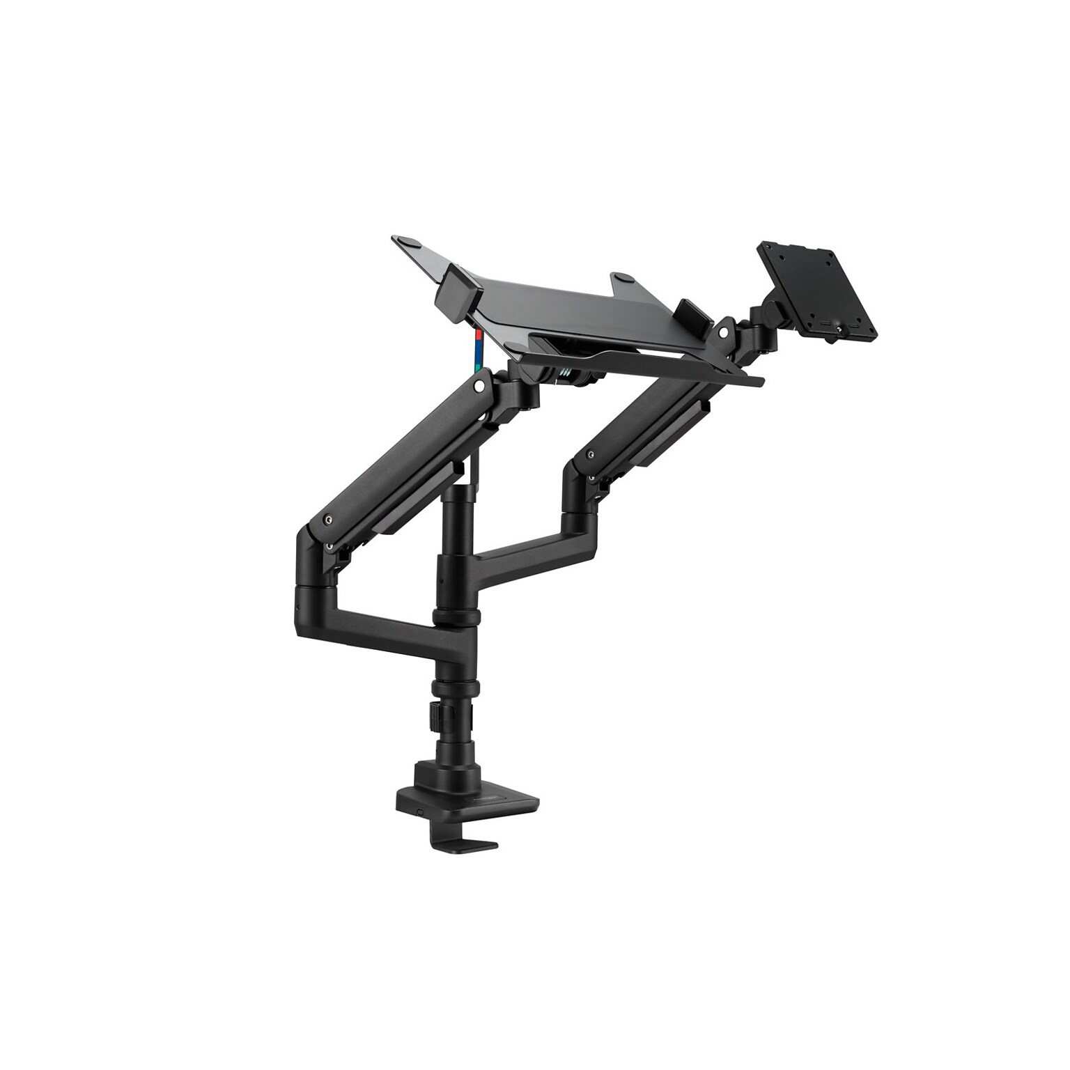 Kensington SmartFit Premium Heavy Duty Dual Monitor Arm with Laptop Tray, UP to 49, Black (K58274NA)