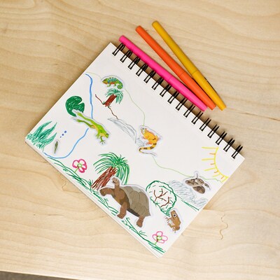 Ready2Learn Foam Reptile and Amphibian Stickers, Multicolored, 184/Pack (CE-10123)