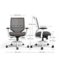 Union & Scale™ Lewis Ergonomic Mesh Swivel Computer and Desk Chair, Charcoal (UN55655-CC)