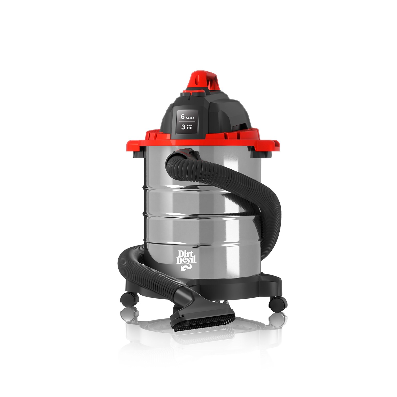 Dirt Devil 6 Gal. Wet/Dry Vacuum Cleaner, 3 Peak HP (SD66000)