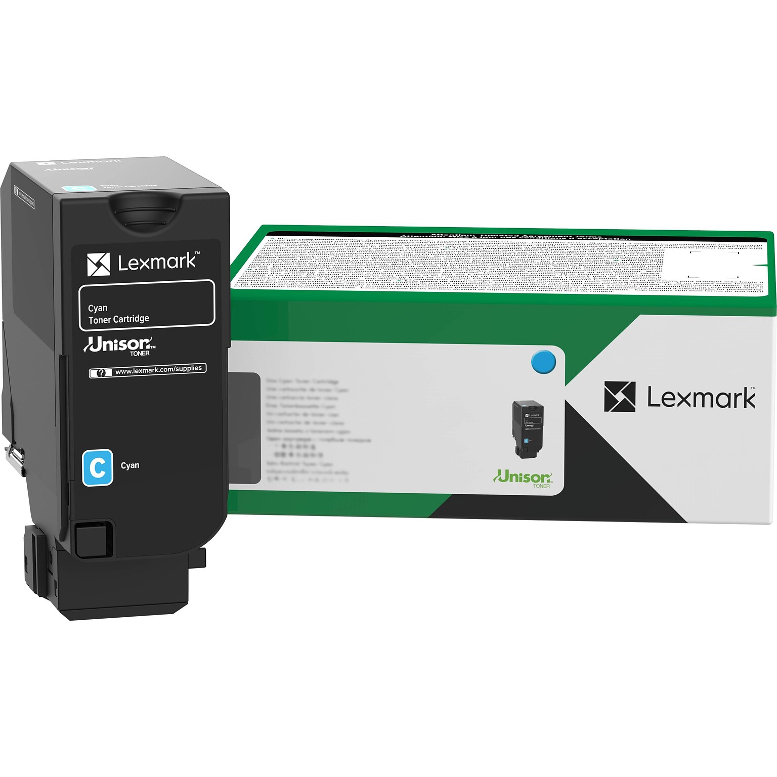 Lexmark 71C10C0 Cyan Standard Yield Toner Cartridge