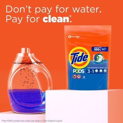 Tide PODS 3-in-1 HE Laundry Detergent Capsules, Original Scent, 98 oz., 112 Capsules/Pack (03243)
