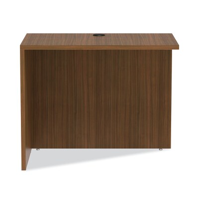 Alera Valencia Series 35" Reversible Return/Bridge Shell, Modern Walnut (ALEVA353624WA)