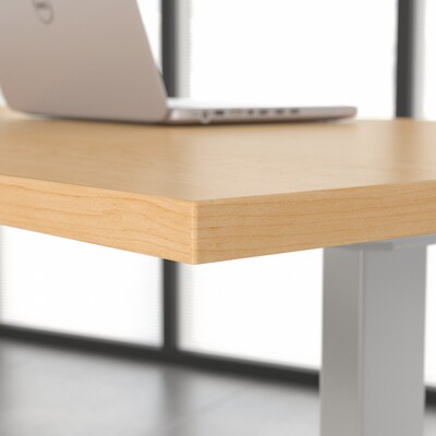 Bush Business Furniture Move 60 Series 27''-47'' Adjustable Standing Desk, Natural Maple (M6S4830ACSK)