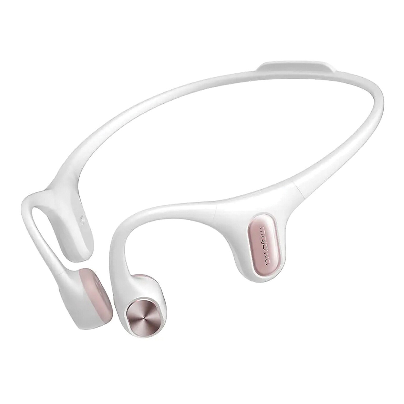 Mojawa Run Air/Mojo 2 Wireless Bone-Conduction Open-Ear Waterproof Headphones, Bluetooth, White (RA-WE-GL-01)