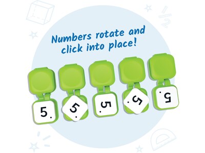 hand2mind Learn My Numbers Fine Motor Clips (95381)