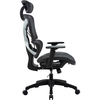 Lorell Xavier Ergonomic Mesh Swivel Executive Chair, Black (LLR84396)