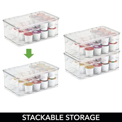 iDESIGN 29-Compartment Plastic Coffee Organizer, Clear (63630)