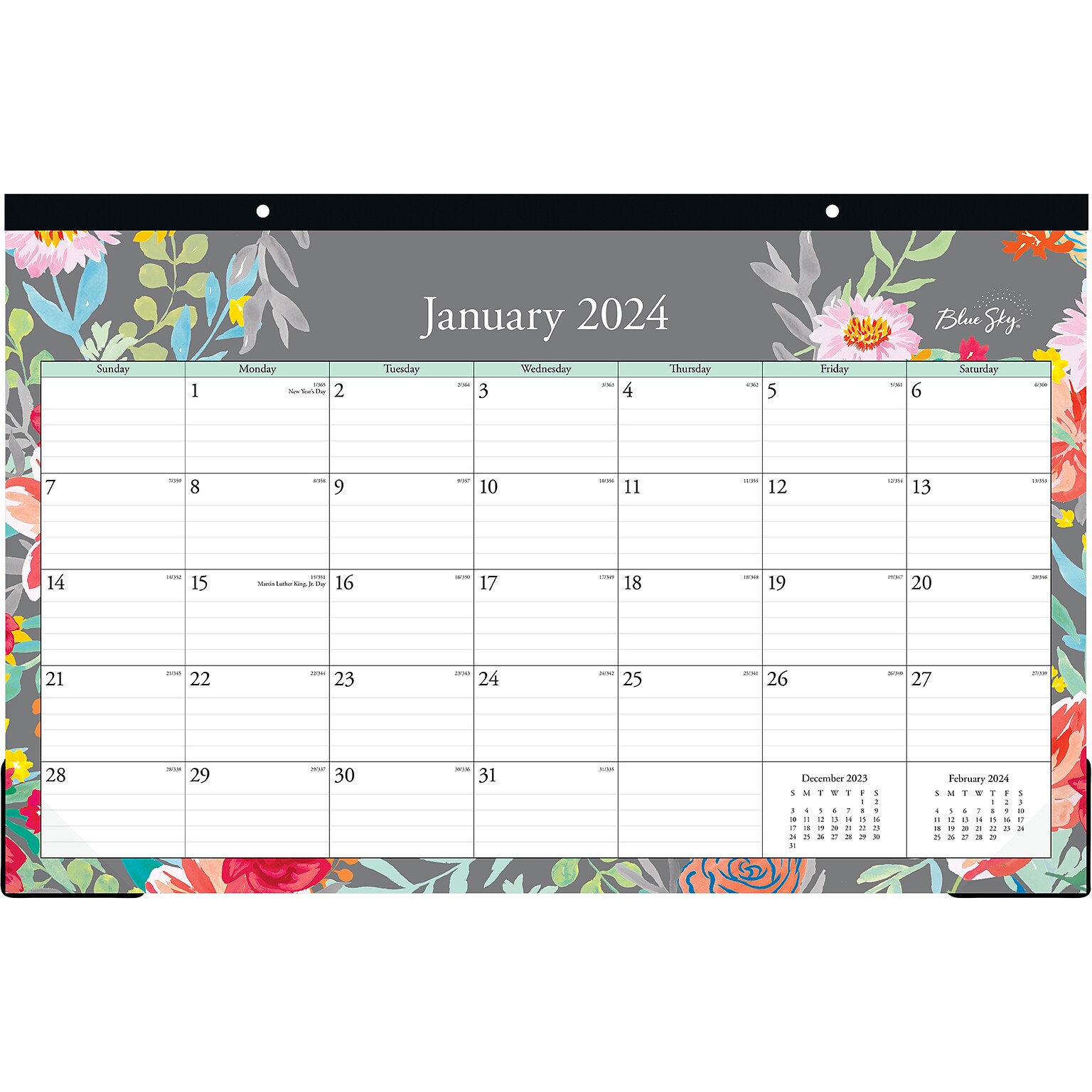 2024 Blue Sky Sophie 17" x 11" Monthly Desk Pad Calendar (14008924