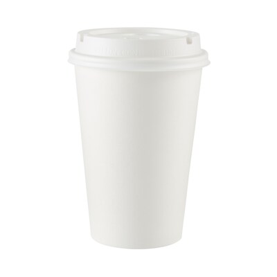 Dixie Paper Hot Cup by GP PRO, 16 oz., White, 1000/Carton (2346W)