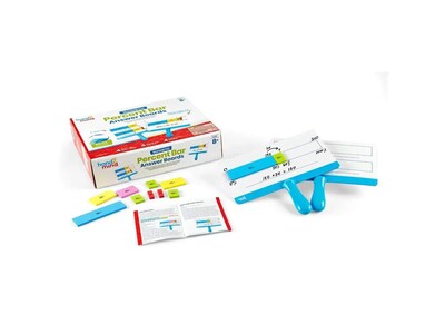 hand2mind Magnetic Percent Bar Answer Board, 4/Set (92433)