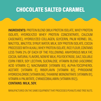 FULFIL Chocolate Salted Caramel Flavor Vitamin & Protein Standard Bar, 5.62 oz., 6/Pack (220-02914)