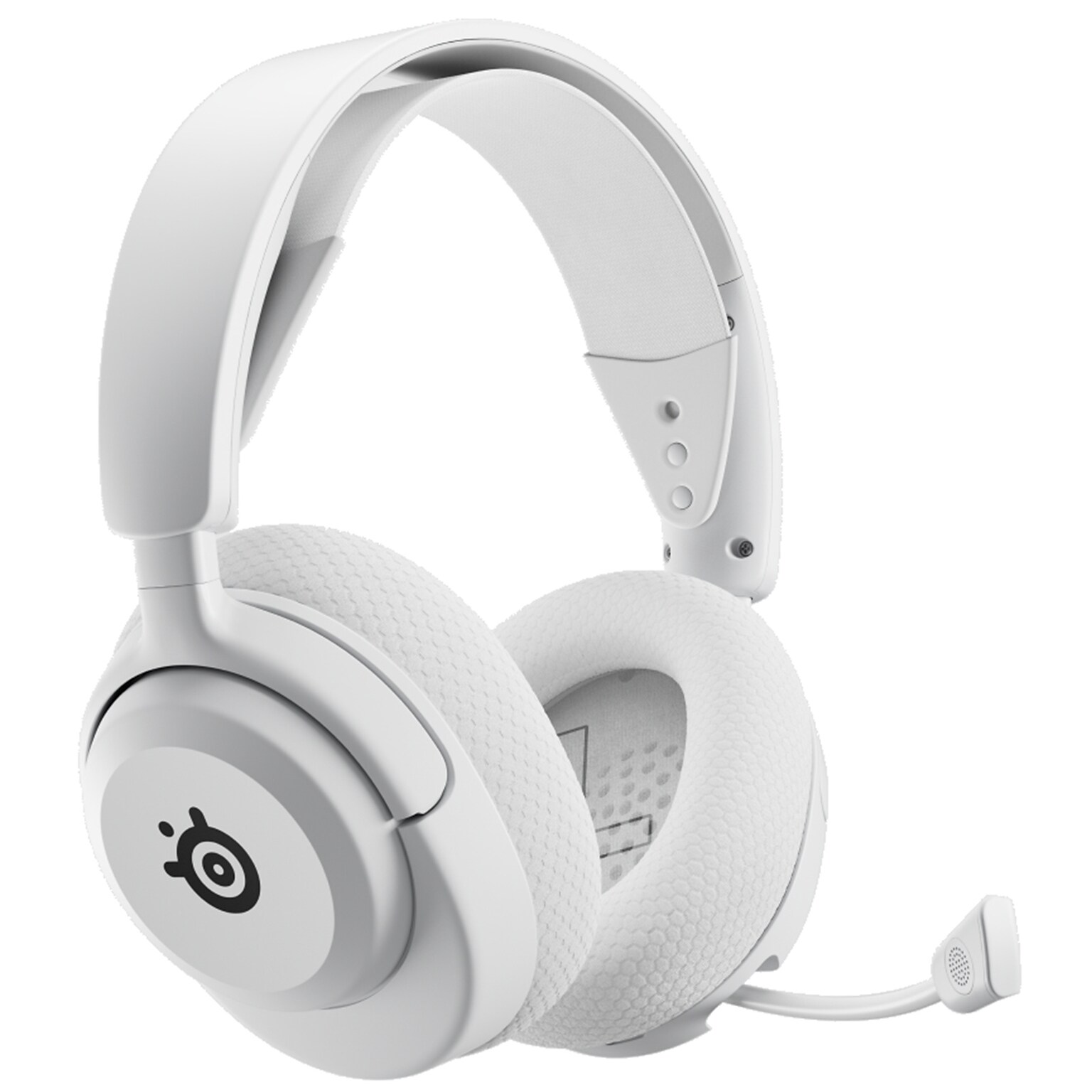 SteelSeries Arctis Nova 5P Wireless Noise Canceling Bluetooth Gaming Headset, USB-C, PlayStation Certified, White (61674)