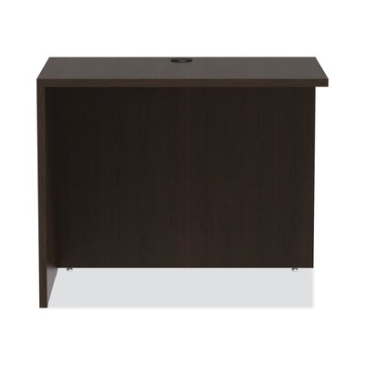 Alera Valencia Series Reversible Return/bridge Shell, 35w X 23 5/8d, Espresso