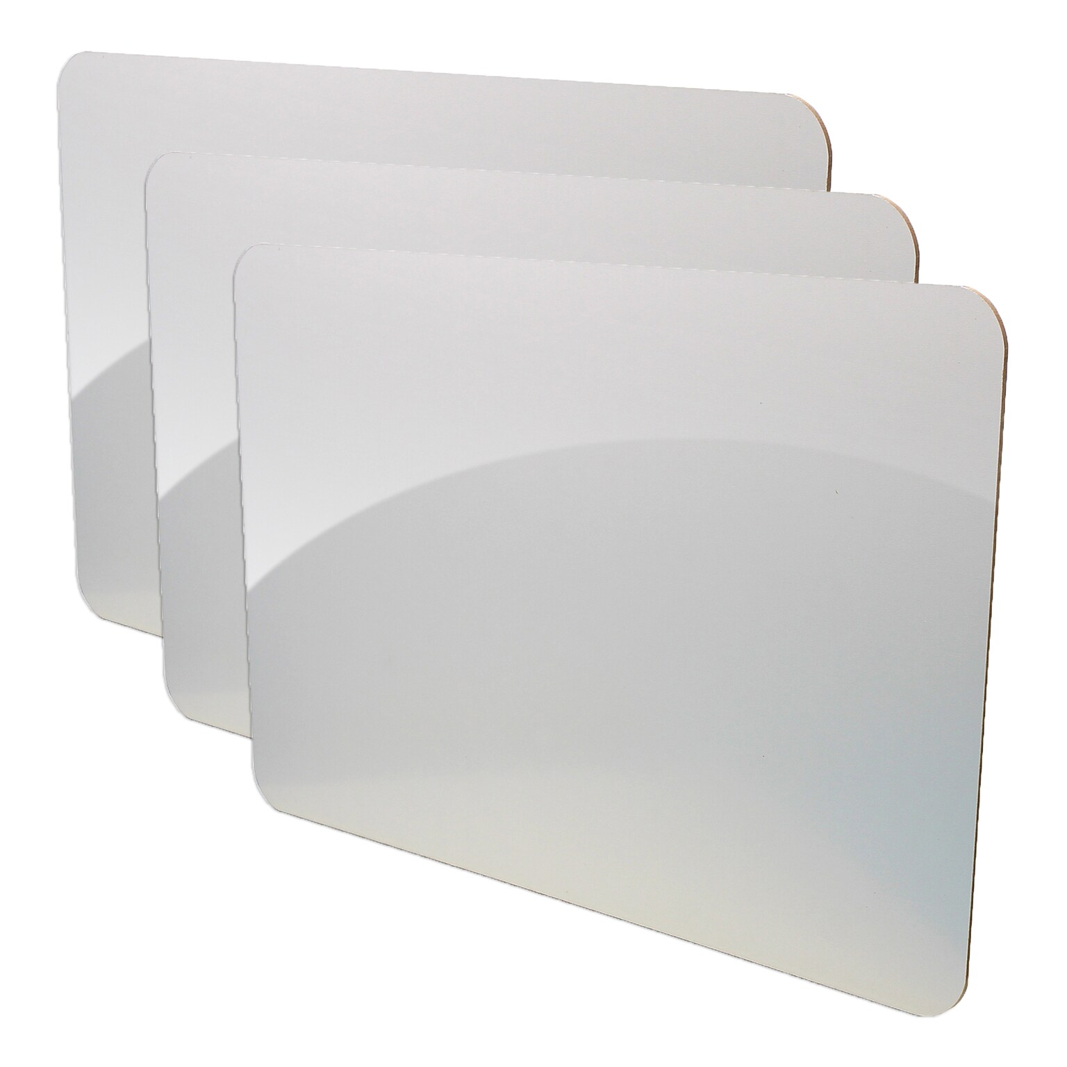 Flipside Products Melamine Dry-Erase Board, 12 x 18, 3/Pack (FLP100123)