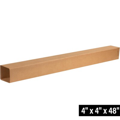 4 x 4 x 48 Shipping Boxes, Brown, 25/ Bundle, Box 1 of 2 (T4448INNER)