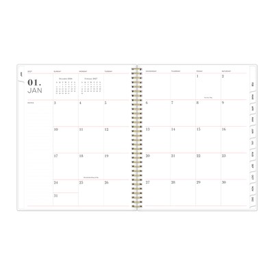 2027 Blue Sky Glenlee 8.5" x 11" Calendar Year Weekly & Monthly Standard Planner, Plastic Cover (158918)