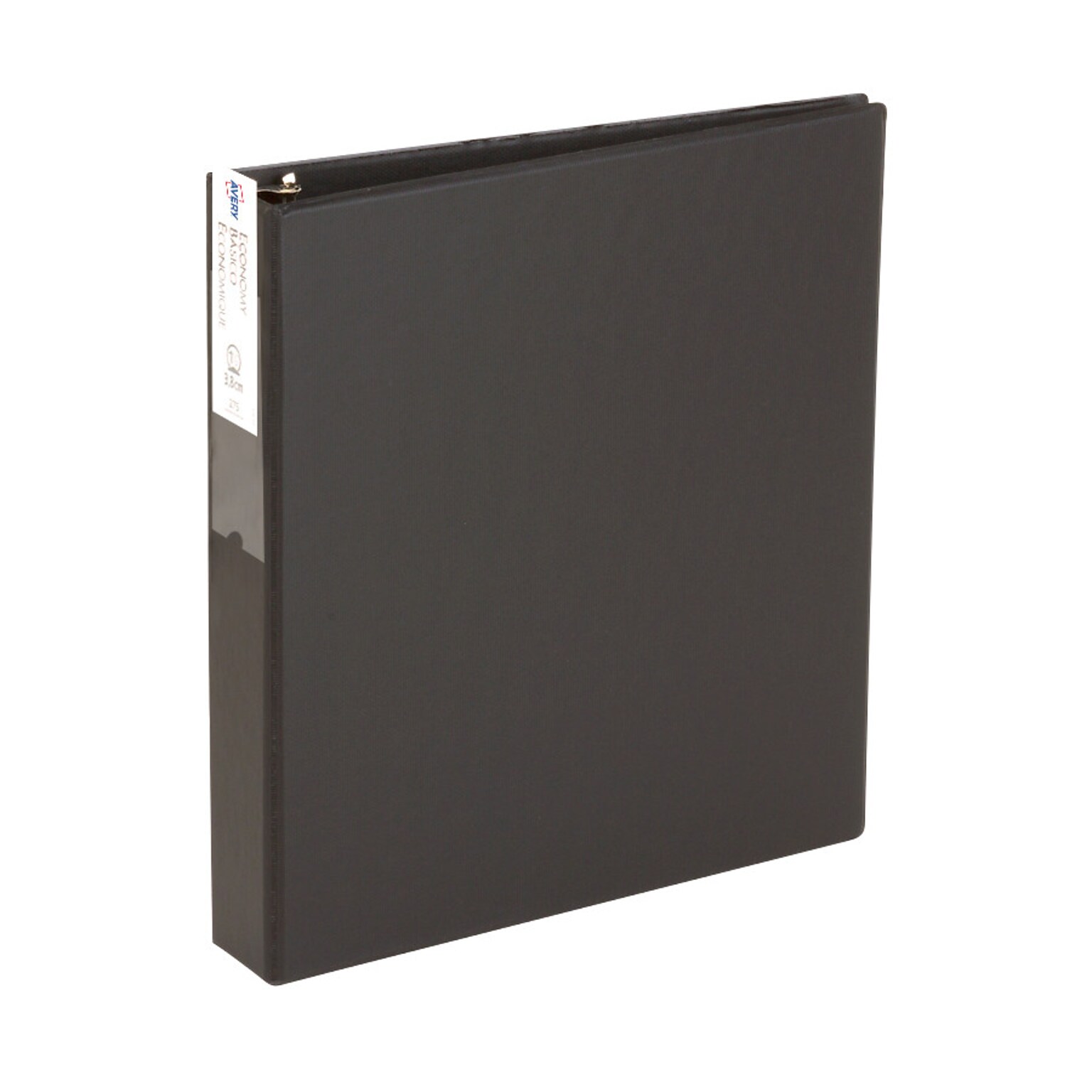 Avery 1 1/2 3-Ring Non-View Binders, Black (04401)