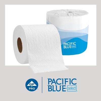Pacific Blue Select Standard Toilet Paper, 2-Ply, White, 550 Sheets/Roll, 80 Rolls/Carton (18280/01)