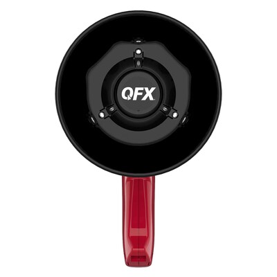 QFX BT-1000 QFXBT1000RED Rechargeable Solar Megaphone, 5-Watt, Red/Black