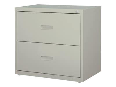 Hirsh HL1000 Series 2-Drawer Lateral File Cabinet, Letter/Legal Size, Lockable, 28H x 30W x 18.63