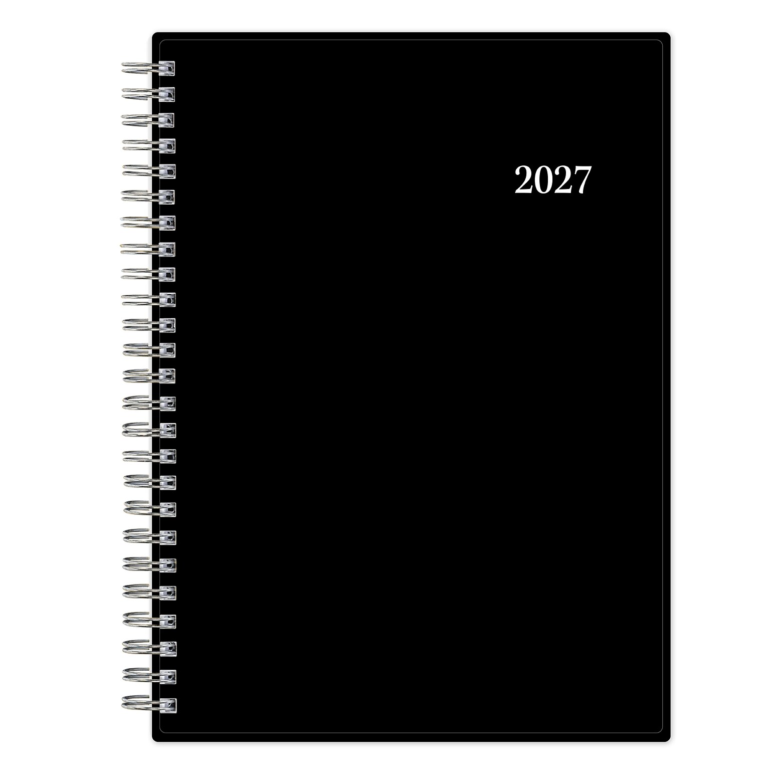 2027 Blue Sky Blue Sky Enterprise 5.875 x 8.625 Calendar Year Weekly & Monthly Planner, Plastic Cover, Black (131793-27)